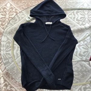 Abercrombie and Fitch navy blue sweater with hood